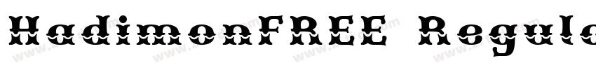 HadimonFREE Regular字体转换